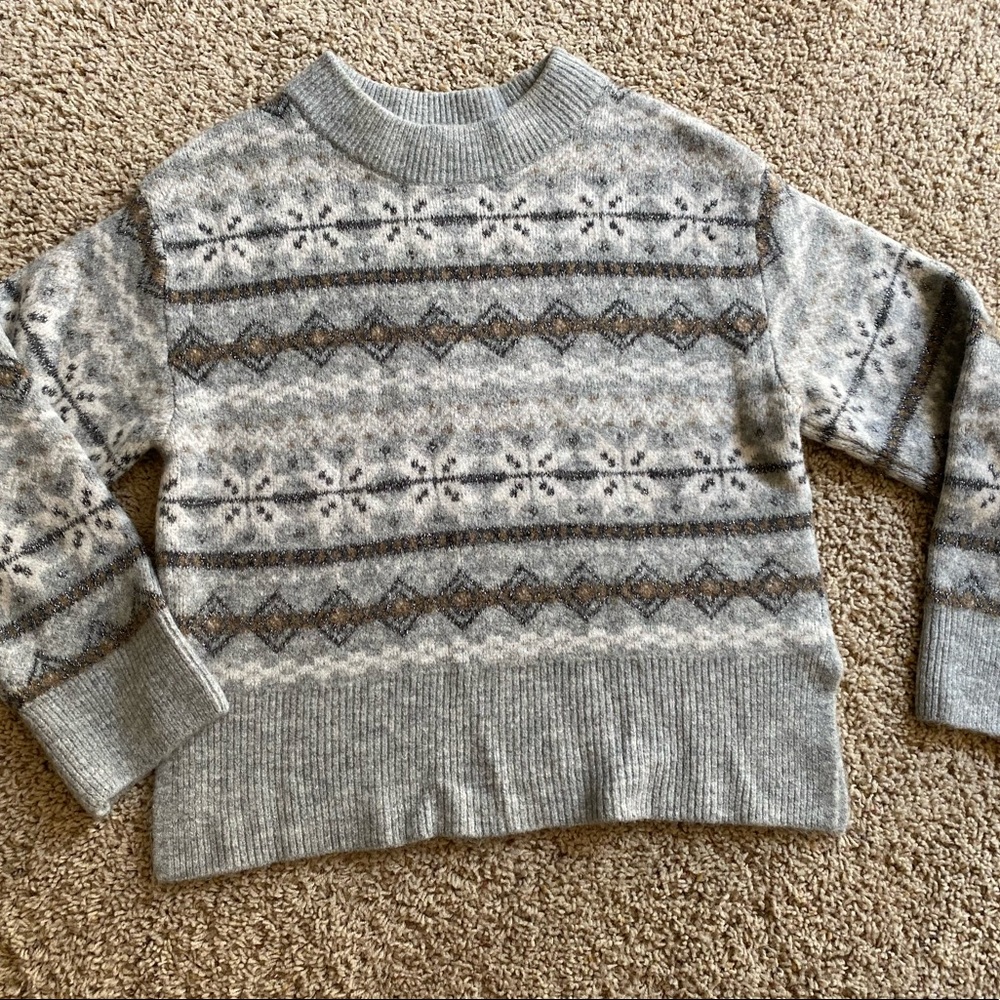 H&M Womens Size XS Pullover Sweater Gray